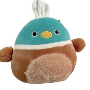 8" Squishmallows Daksa Mallard Duck with Bunny Ears Easter Plush